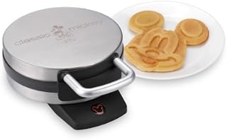 Disney DCM-1 Classic Mickey Waffle Maker, Brushed Stainless Steel