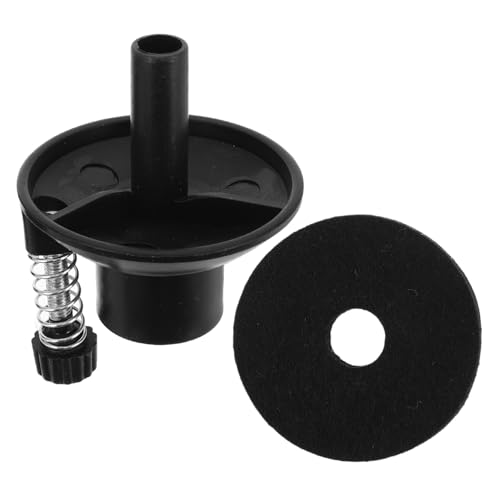 Abaodam 1 セット ドラムハイハットホルダー シンバル交換用アクセサリー 楽器の部品 楽器アクセサリー シンバルスタンドホルダー スタンド付属品 羊毛フェルト Black