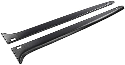 CHEDA ABS Bed Rail Protector Caps With Hole For Dodge Ram 1500/2500/3500 (Fits 6'5" Bed)