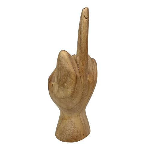 Estatua de Madera Tallada a Mano 7.75 Pulgadas Alta miniatura 2