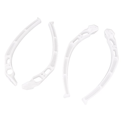 Mallofusa 4Pcs/Set Universal Tall Landing Gear Skid For Dji F450 F550 Sk480 Multirotor Quadcopter White #TOP3