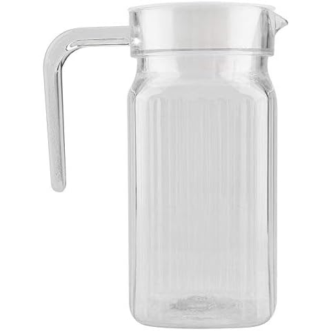 Jarra de Jugo Helado Transparente acrílica con Tapa Cover