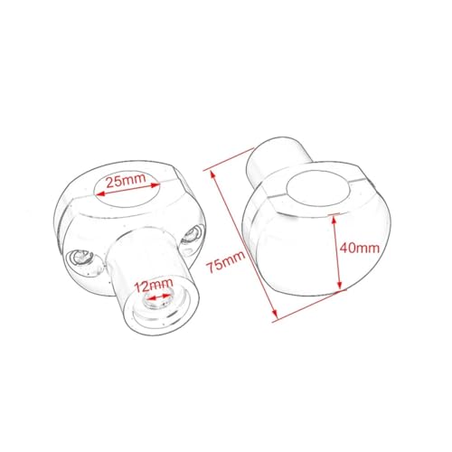 Elimina Dolor de Espalda con Riser Manillar 1 Pulgada para VTX 1300 6