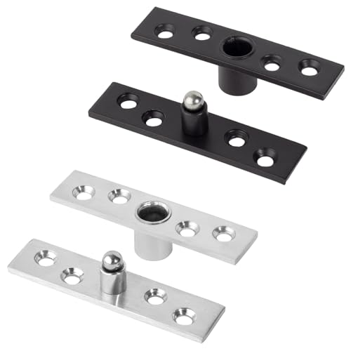 Charnière pivotante inox rotative 360 axe décalé pour porte de prestige - 2