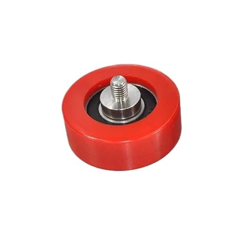 Rouement caoutchouté avec roue de guidage filetée PU620470-25C2L12M10 anti-usure