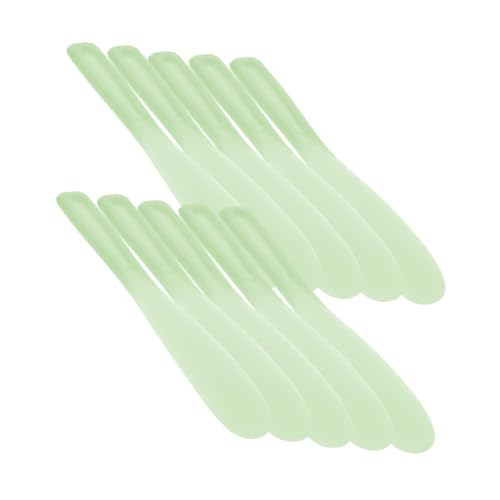 COLLBATH 20 Piezas palo de máscara mini espátula de loción kit de maquillaje make up kit espátula de placa de maquillaje herramientas de mezcla de maquillaje gel de sílice Reutilizable