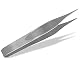 Splitterpinzette aus rostfreiem Edelstahl mit Kerbe, 9 cm