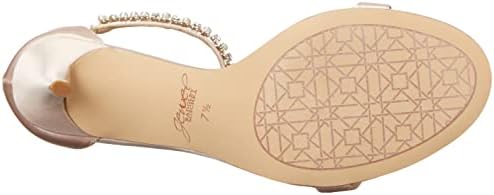 Jewel Badgley Mischka Women's Landen Heeled Sandal, Champagne, 10 | Image 3