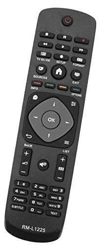 ALLIMITY RM-L1225 Remote Control Replacement for Philips UHD 4K TV 43PUK4900/12 49PUH4900/88 49PUT4900/12 1683801/01 RC19335020/01 RC19335023-01H RC2023601 RC2023617/01 RC2031