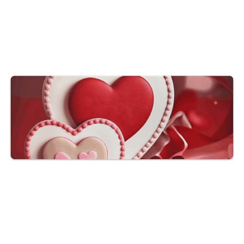 Tapis de bureau romantique Happy Valentine's Day, le cadeau utile pour la maison