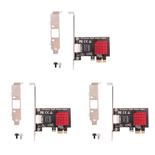 Adaptateur Réseau Carte LAN PCI-E Gigabit 10/100/1000 Mbps RJ45 Ethernet