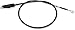Parts Unlimited K28-3534 Brake Cable