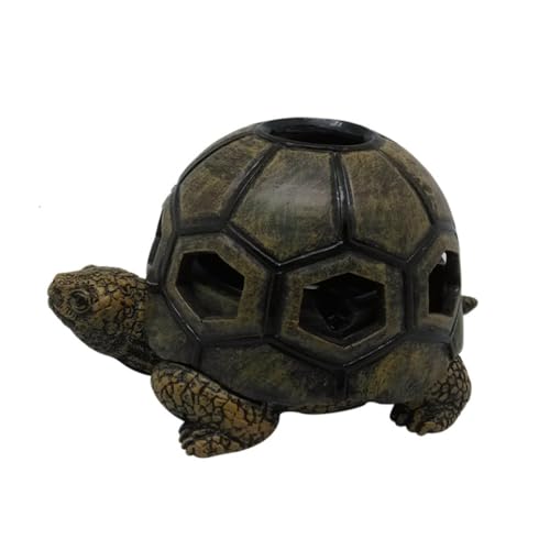 Ceniceros de tortuga para cigarrillos, ceniceros para exteriores con tapa, bonita bandeja de cenicero de tortuga, bonita bandeja para ceniceros para el hogar y al aire libre, cenicero de animales,