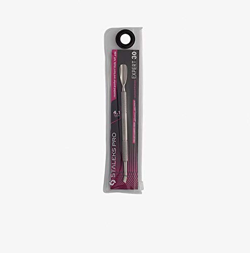 Vj Staleks Pro Left Handed Cuticle Pusher Expert PE-30/4.1 rounded and bent left side end, PE-30-4.1 - Image 4