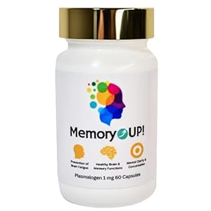 MemoryUP Plasmalogen Supplement, 60 Count (Pack of 1)