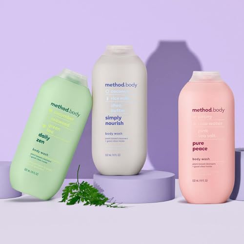 Method Body Wash Variety Pack - Pure Peace 18 fl oz, Simply Nourish 18 fl oz, Daily Zen 18 fl oz, Paraben and Phthalate Free - image 6