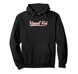 Visual Kei Vintage Varsity Distressed Throwback Style Pullover Hoodie