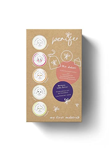 perifee Deluxe-Set Golden Apple Inklusive Specials, Mehrteiliges Kinderschminkset mit Schminkbeutel und Schminkschwämmchen, Hautverträglich und Vegan, Frei von Mikroplastik Cover