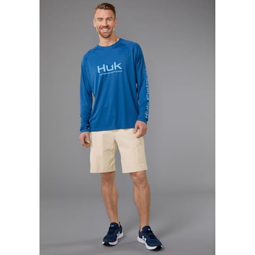 Image of HUK Men's Pursuit Vented Long Sleeve Fishing Shirt (+30 UPF)