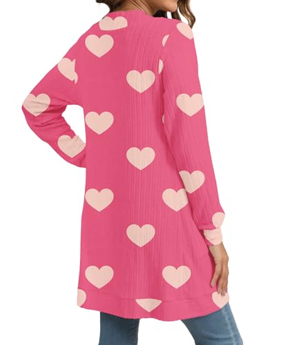 Image of YSYOKOW Cardigan Sweaters for Women Long Sleeve Open Front with Pockets | Long Cardigans for Women Lightweight Soft Casual Dressy Loose Fit Cardigan Sweater with Pockets for Work and Office