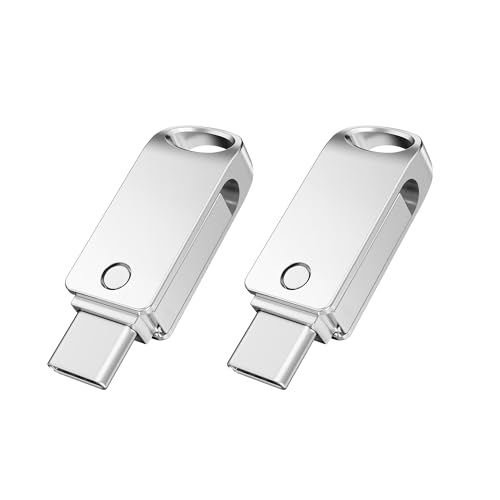 JOIOT 2 peças 64G USB-C/A 2 em 1 para telemóveis, tablets, PC e MacBook