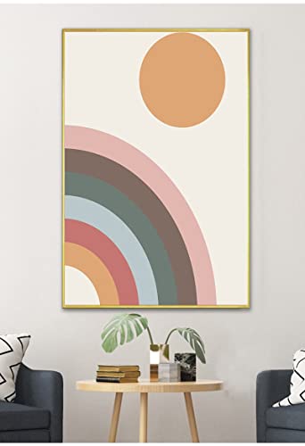 Affiche murale en toile au rendu mat pour décoration salon durable