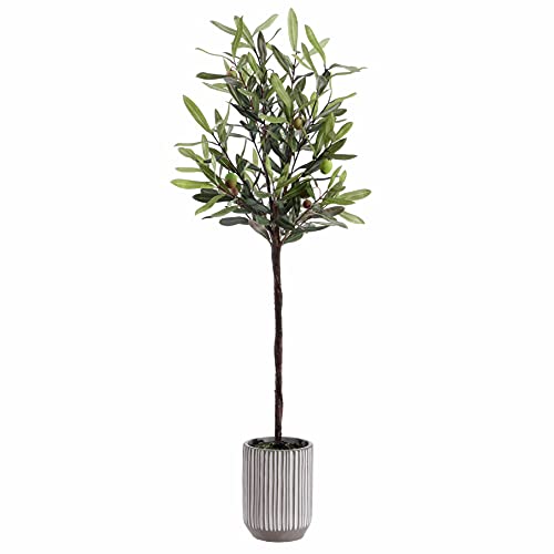SAFAVIEH Home Collection Faux Artificial Decorative Olive 36-inch Potted Tree (Fully Assembled)