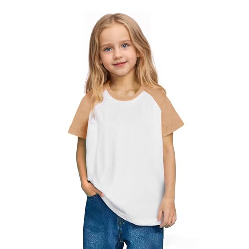 Boys Girls Short Sleeve T-Shirt, Kids Color Block Tee Shirts Summer Tops Casual Cotton Tshirts3