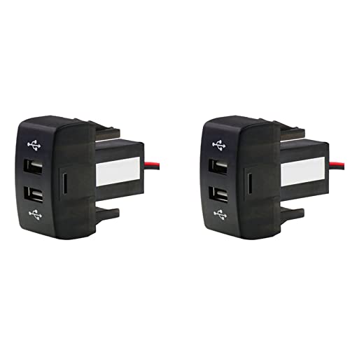 Double chargeur USB de voiture 5V 2.1A pour camions Stralis et Eurocargo