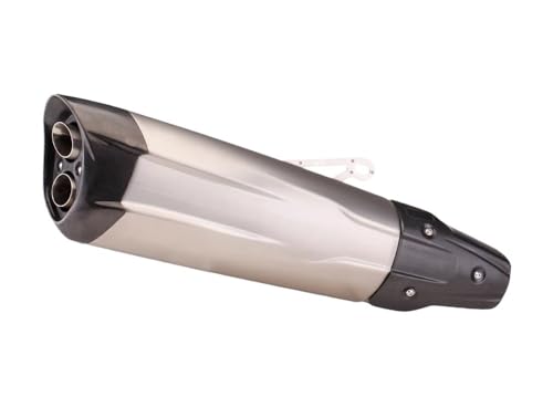 Silencieux d'échappement moto universel double orifice 51 mm pour S1000RR F850GS YZF