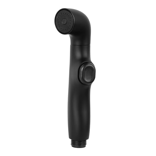 Image of Orvos Premium Health Faucet, Swivel, ABS Outer Body with Brass Pin Inside, Black Color, Gun Only, 360 Degree Rotatable Top, Jet Spray for High End Luxury Toilets