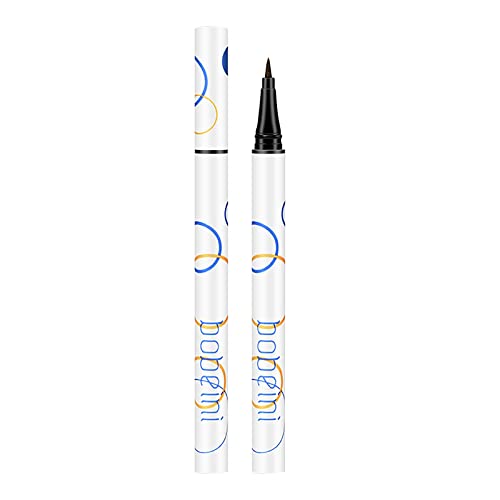 Hmdabd Eyeliner Eyelashes Long Lasting Liquid Eyeliner Ultra Fine Felts Tip Quick Dry Glides Smoothly Brown Black Tan Eye Pencil Sharpener（B-A #TOP16