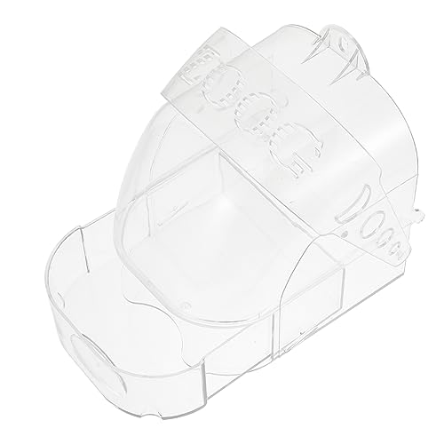 Totority Bird Shower Bathing Tub Parrot Bath Box Reusable Plastic Bird Cage Accessory