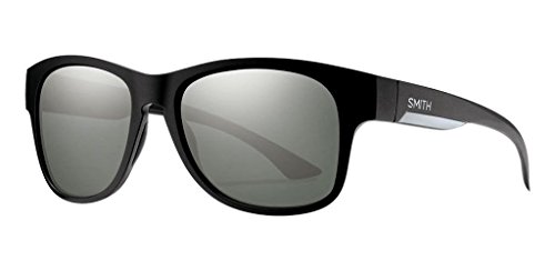 Smith Optics Wayward Lifestyle Polarized Sunglasses, Matte Black/Chromapop Platinum