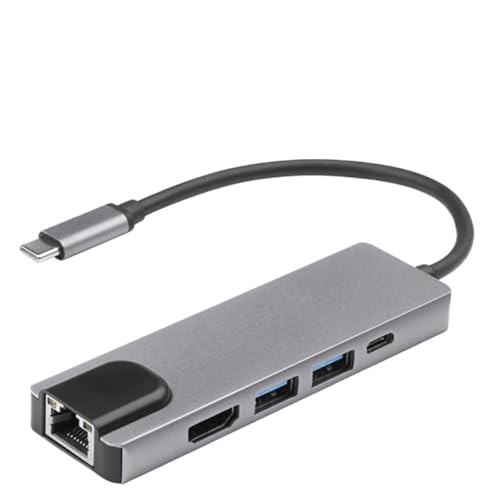 Plus de panne de ports avec ce hub USB C 5-en-1, résolvez vos problèmes de connexion réseau