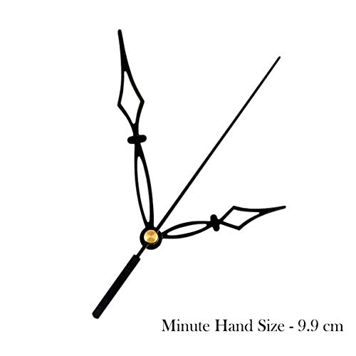 Image of Ajanta Mfg. Battery Operated, Quartz Movement Plastic Machine for Wall Clock (Black)