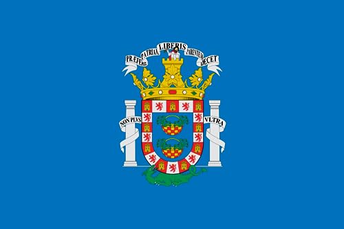 Drapeau Melilla de 1.35m² pour pavillon horizontal de 90x150cm