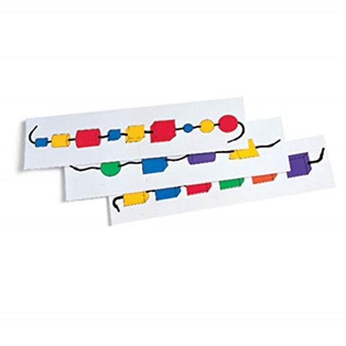 ラーニング リソーシズ 教材 お手本カード 紐通し かたち 62枚入り LER0561 正規品