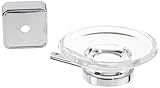 mit Echtkristall-Schale Keuco 02355 019000 Smart Echtkristall-Seifenablage mit Halter