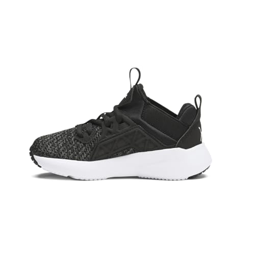 PUMA Kids Boys Softride Enzo Nxt Knit Lace Up Sneakers Shoes Casual - Black - Size 2.5 M4