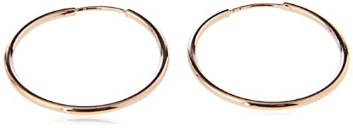 Brinco Rommanel Banhado A Ouro 18k Pequena Argola Fina Lisa 522012