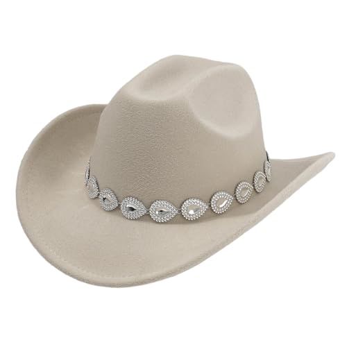 Chapeau de cowboy western en maille idéal pour briller en festival et soirées à thème