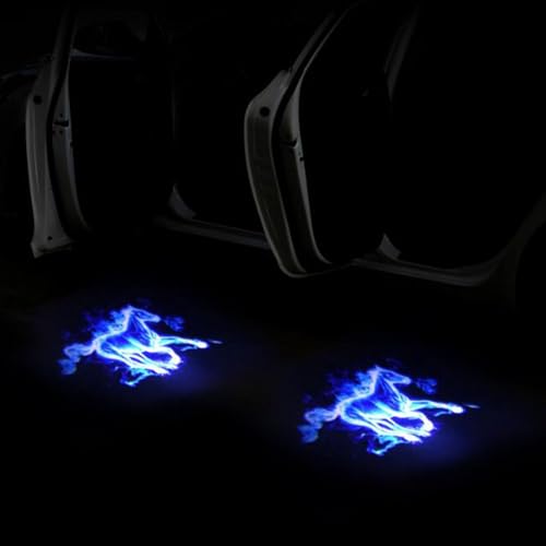 RASTKY Car Door LED Projector Light Stylish Cool Wireless Car Door Welcome Lamp for Accessories 2.6"x2.4" for All (Type 3)