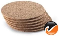 WidgetCo 1/4" x 9" Round Cork for Placemats, Cork Trivets, Plant Holderss (6 Packs of 6)
