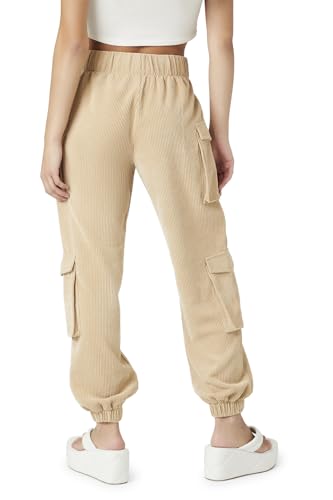 Forever 21 Women's Corduroy Cargo Joggers4