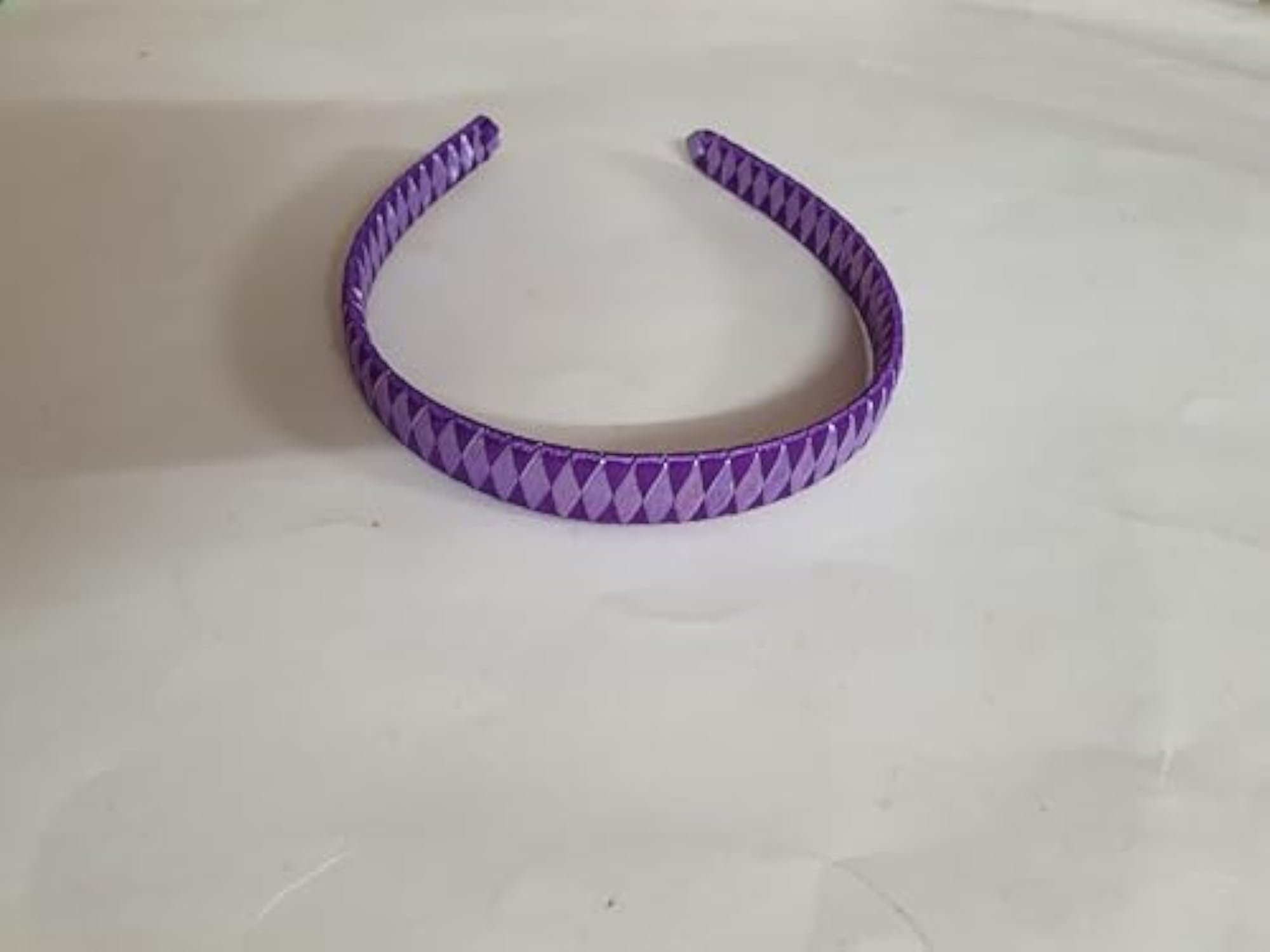 Diamond Style Ribbon Woven Headband for Girls, Stylish