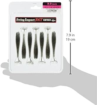 Keitech FS33418 Fat Swing Impact Bluegill Flash, 3.3