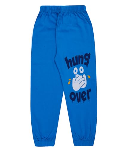 Image of T2F Boy's Cotton Regular Fit Printed Track Pants (Pack fo 5)