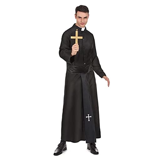 DEGUISE TOI Disfraz de cura clásico para hombre - L