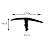 20 Foot 11/16" Smooth Black T-Molding Arcade Mame